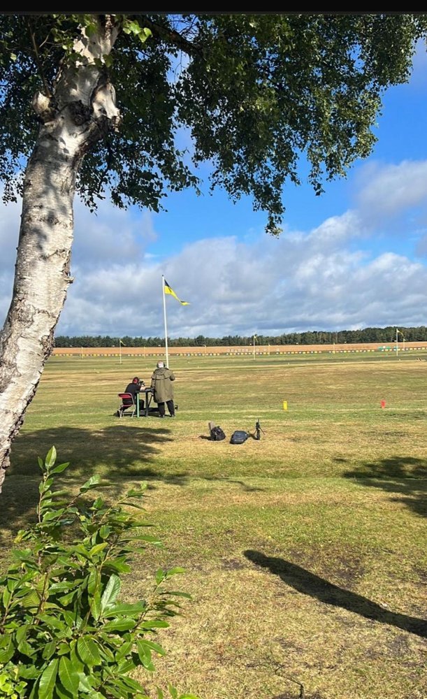 The target line on a sunny day at Bisley