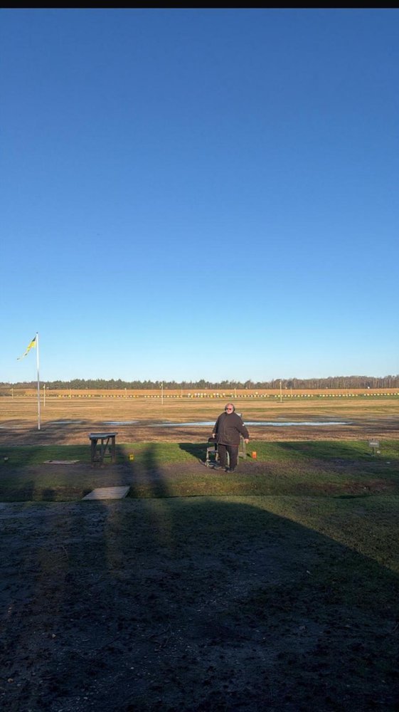 A winter shoot on the range at Bisley